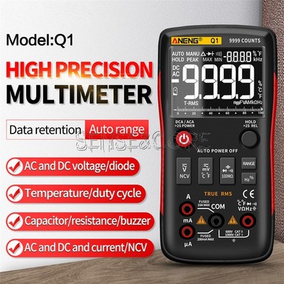 ANENG Q1 Backlight Digital Handheld Multimeter AC/DC Voltage Current NCV Tester