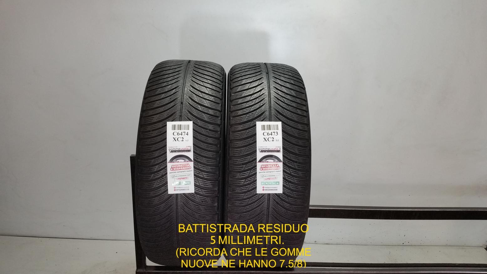 GOMME USATE TERMICHE 235/50R19 103H MICHELIN PILOT ALPIN 5 PNEUMATICI C06474