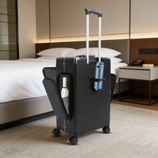 Multifunktionale Reisekoffer Gep&auml;ckkoffer, Hartschalenkoffer Mit 4 Rollen