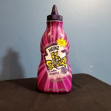 Heinz EZ Squirt Funky Purple Ketchup sealed bottle vintage 24 oz