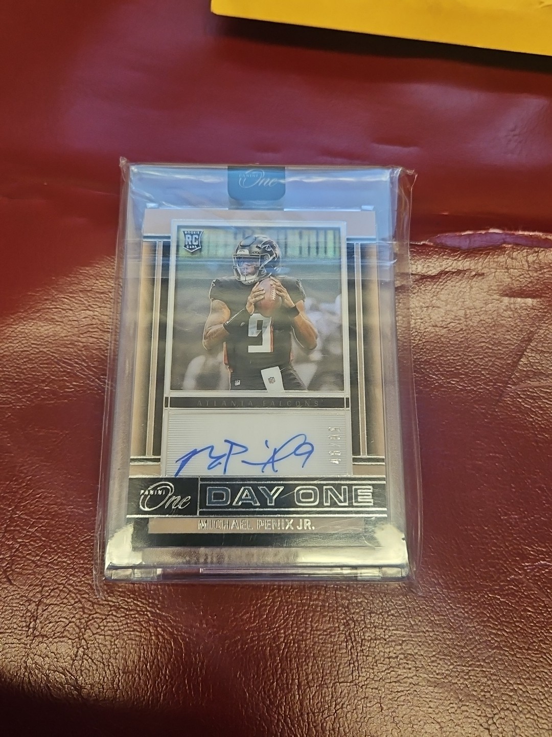 Michael Penix Jr 2024 Panini One Football Day One Auto /99 Falcons