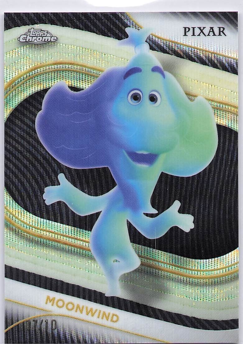 2025 Topps Chrome Disney #38 Moonwind Black Wave Refractor #/10 Soul
