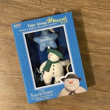 The Snowman Raymond Briggs Vintage Eden Musical Crib Toy New In Box Hard to Find