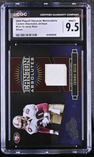 Jerry Rice 2004 Playoff Absolute Memorabilia Canton Absolutes Jersey CSG 9.5