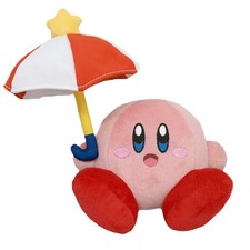 Kirby Parasol / Umbrella Plush 5" Little Buddy 1679 All Star Collection Official