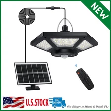 Solar Shed Light, 5 Lighting Modes with Motion Sensor & 3 Timers, Fit for Outdoo