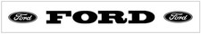 Aftermarket Ford with Ovals Windshield Decal - 2.5" x 36"