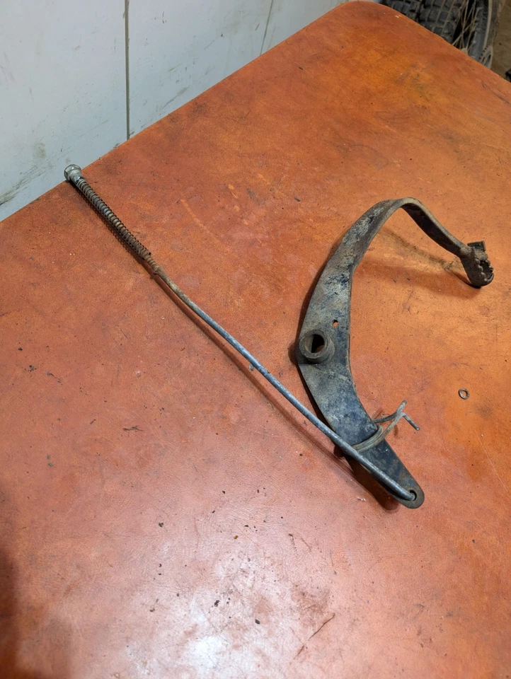 Brazo palanca freno trasero kawasaki kd80 kd100 km100 mc1 mc1m #43001-062 Foto 2 de 4