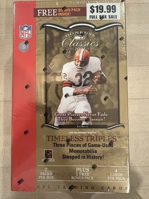 2003 Donruss Classics Football Factory Sealed Retail Box