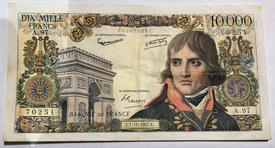 France - 10000 francs bonaparte 7/11/1957 A.97 70251 TTB - Photo 1/2