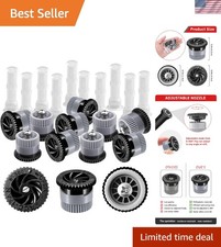 10 Pcs Adjustable Variable Arc Nozzles for Garden Irrigation - POM Quality