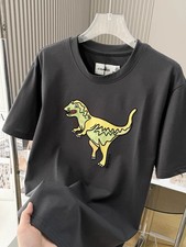 NWT COACH Men's Women s Unisex Embroidered Dinos Dark Green T-shirt COTTON sale