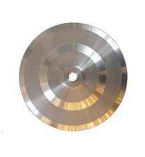 7" Hook and Loop Backing Pad, Aluminum, Rigid, 5/8"-11 Thread