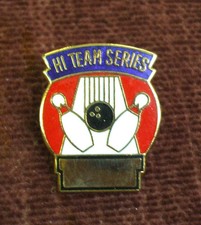 Bowling pin hi team series red white and blue