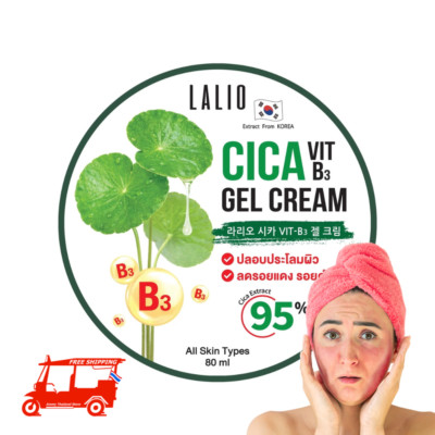 LALIO Cica Vitamin B3 Moisturizer Gel Cream Help Skin Redness Skin Youthful 80ml