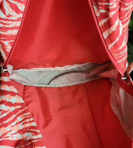 Jansport Backpack VTG WILD AT HEART 17.5" Red White Zebra Stripes VGC! - Imagen 11 de 15