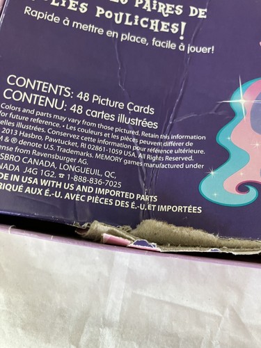 My Little Pony Memory Game (2013) - Young Kids (No reading required to play) - Picture 3 of 12