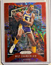 Wilt Chamberlain #/125 Panini Prizm Fast Break Red 2019-20 LAL Lakers SP HOF #18