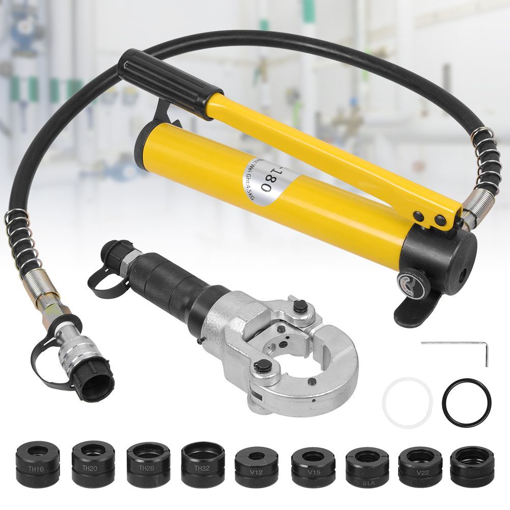Akku Hydraulische Presszange Rohrpresszange Crimpzange Mit
