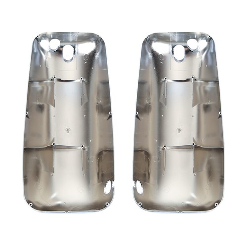 Side Door Mirror Cover Chrome Fit For Peterbilt 386 389 Pair w/Mirror Motor 2016 - Foto 3 di 11