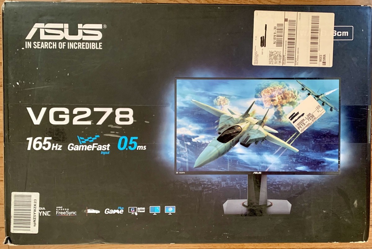 ASUS VG278QR TUF 165Hz Gaming Monitor for sale online | eBay