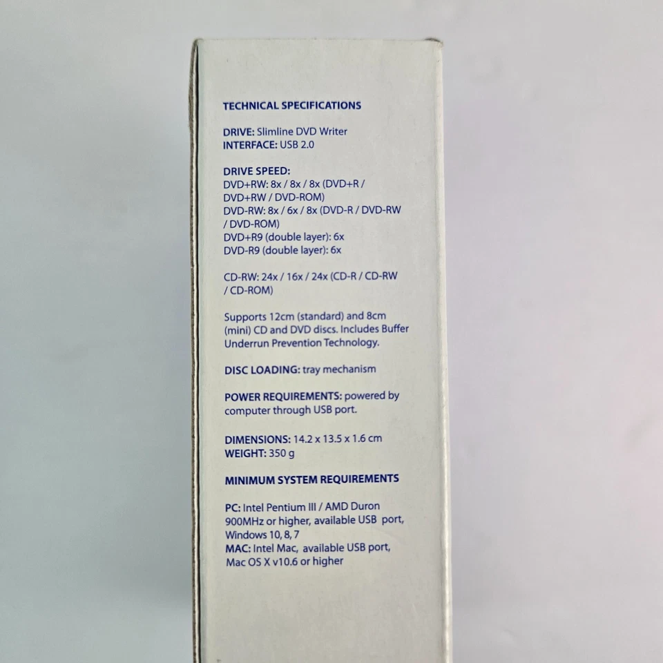 Verbatim 98938 External Slimline CD/DVD Writer - Image 4 of 4