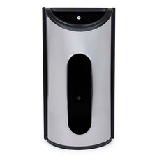 Stainless Steel Bag Saver for Plastic Grocery Bags - Wall or Cabinet Mount