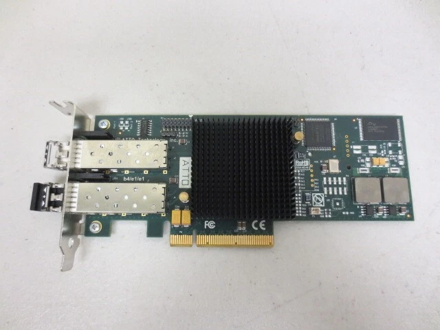 Atto 8GB Dual Port Fibre Channel PCIe Card 0231-PCBX-001 Low Profile - Image 2 of 4