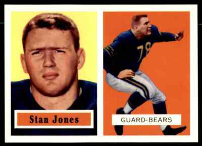1957 Topps #96 Stan Jones HOF Chicago Bears 1994 Topps Archives  REPRINT