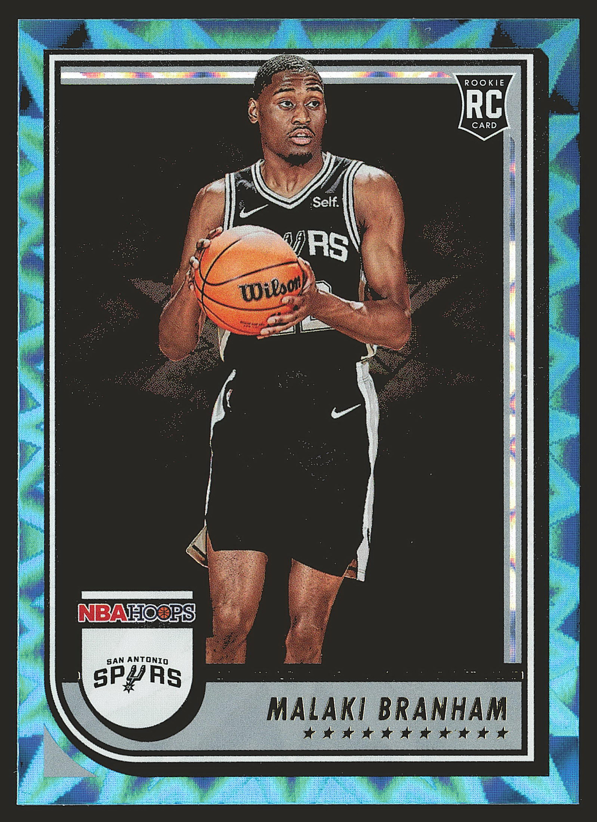2022-23 Hoops #250 Malaki Branham Teal Explosion RC