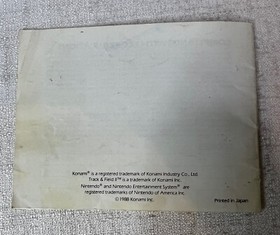 Track & Field 2 Nintendo NES Instruction Booklet  Manual only