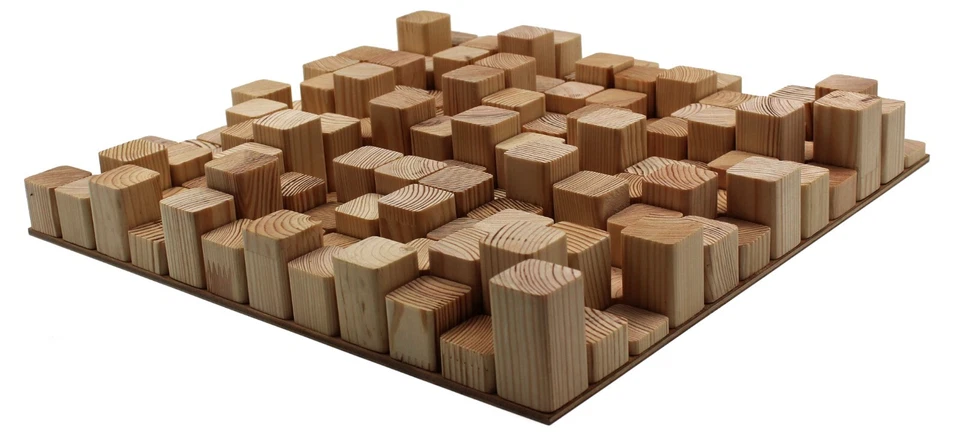 Difusor de madera acústico Sound «Skyline» - 20x20 pulgadas (50*50 cm) | Panel QRD 2D Foto 2 de 4