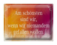 Blechschild Spruch 40X30 Cm Am SchöNsten Sind Wir Wenn Wir Deko Schild Tin Sign