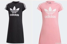 ADIDAS Skater Unisex Kids Dress Black & Pink Dress Girl FM5653