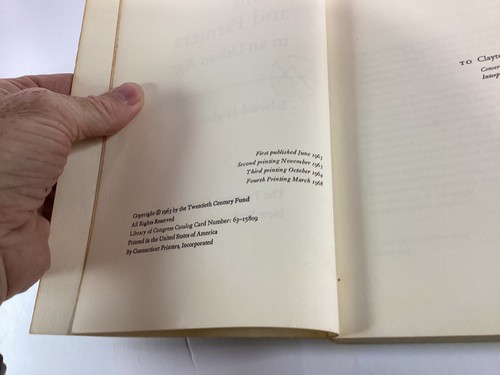 Vtg Farms and Farmers Book Urban Age by Edward Higbee 1963 - Imagen 9 de 9