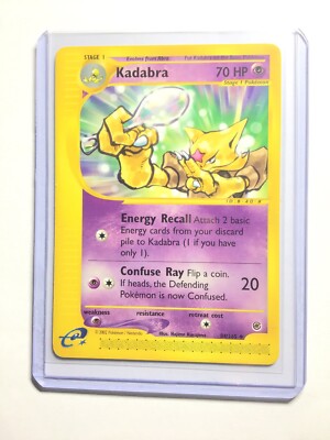 KADABRA - 84/165 - Expedition Base Set - Uncommon - Pokemon Card - NM