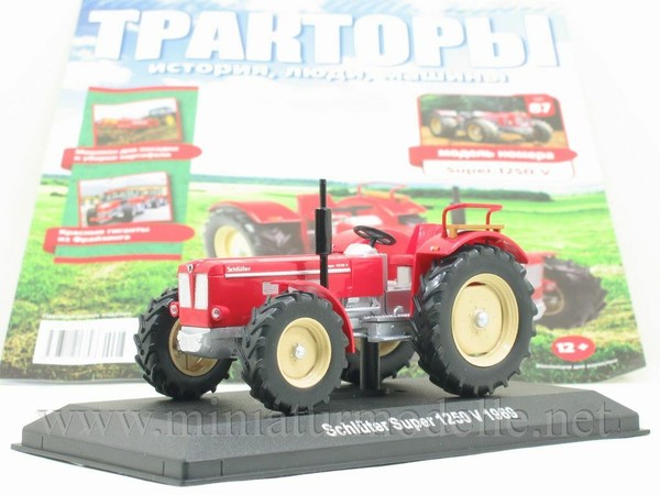 1:43 SchlüTer Super 1250 V 1969 Schlepper Hachette #87 Ovp Neu Tractor Ddr Udssr-image