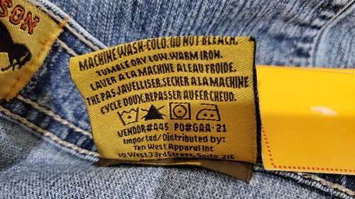ROSS THOMSON MEN'S JEANS 34W x 30L Cowboy Western Denim Jeans NEW - Picture 8 of 11
