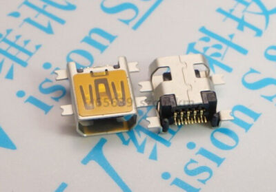 10 pcs Mini USB 10 Pin Female SMT SMD Panel Mount Connector Shen board 1.0mm #E5