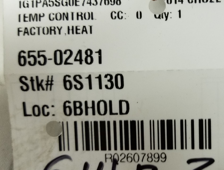 12 13 14 Chevy Cruze Climate Control Panel Temperature Module OEM Free