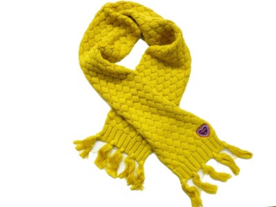MEXX Winter-Schal für Mädchen lemon curry Gr. 74/80 86/92 