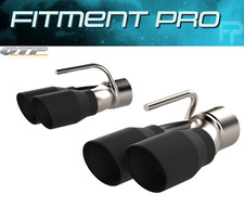 Qtp Black Quad Tip Adapter For 15-18 Dodge Challenger 6.2l6.4l 304ss Exhaust 3