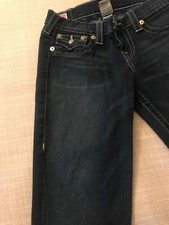 True Religion Jeans Women’s Denim Pants Brand Blue Size 29 Crystals USA Made