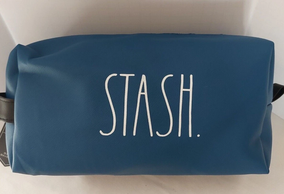 Rae Dunn Stash Travel Toiletry Bag Unisex Men Women Blue NEW | eBay