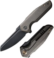 We Knife Co Ltd StarHawk Folding Knife 2.88 CPM-20CV Steel Blade Titanium Handle