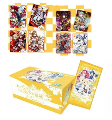 Goddess Story Trading Card Booster Box Yellow Waifu TCG Anime Girl's Domain