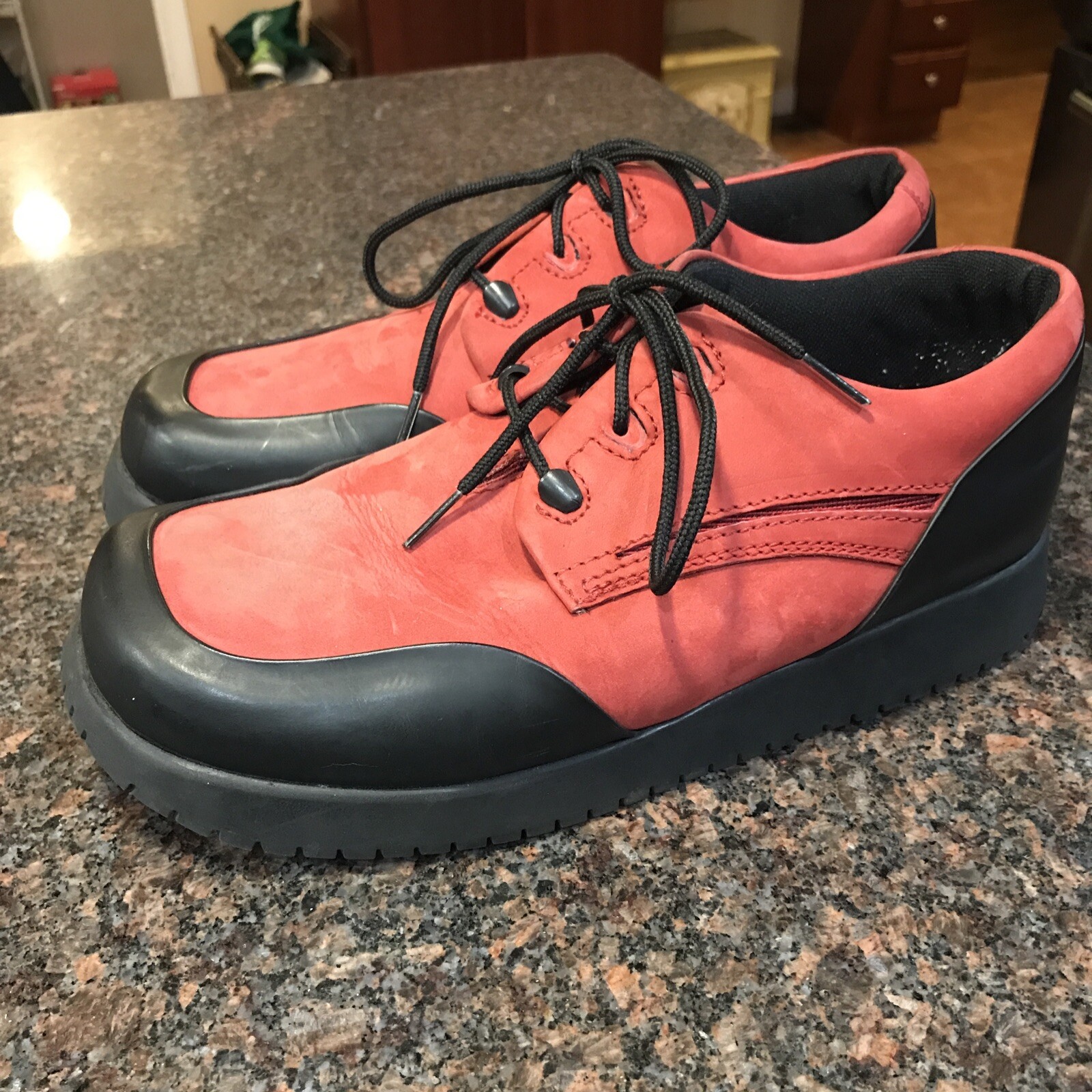 Timberland Red Leather Tie Up Chukka 