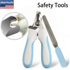 Pet Nail Toe Clippers Professional Dog Trimmer with Safety Guard Nail File