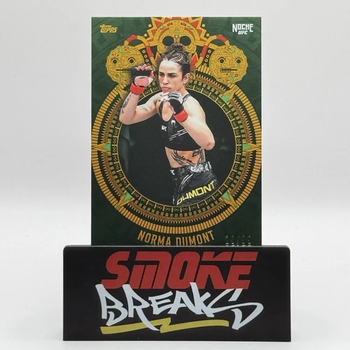 2024 Topps Noche UFC Norma Dumont Green /99 #10