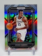 Adama Sanogo 2023 Prizm Draft Picks SILVER PRIZM Rookie Card RC UCONN Bulls